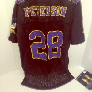 NFL Authentic Vikings 28 Peterson